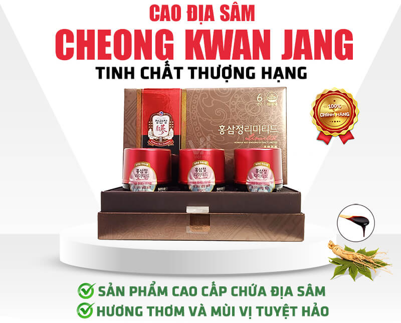 cao dia sam cheong kwan jang han quoc kgc