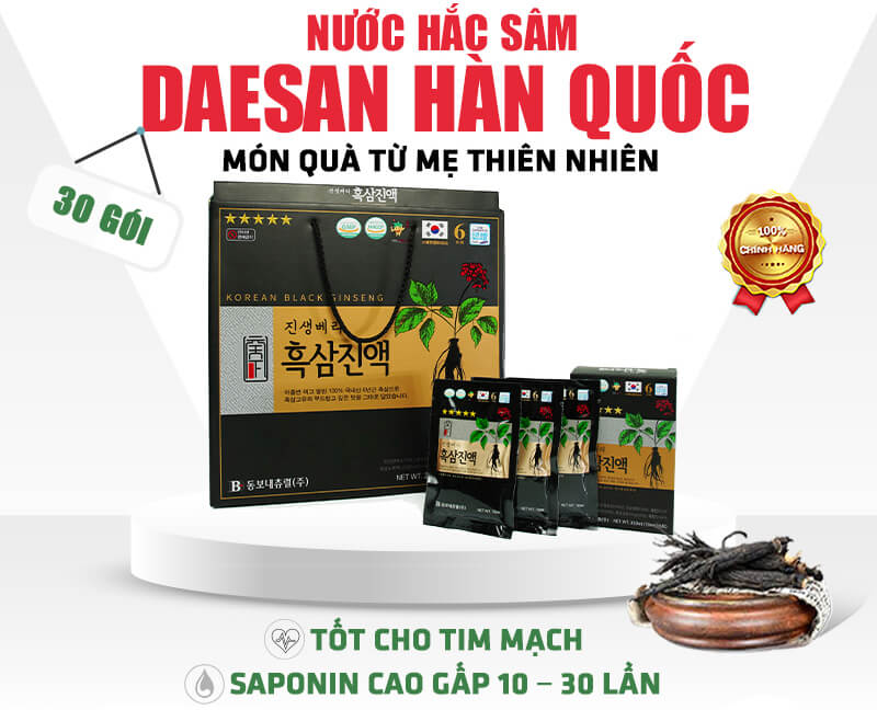 nuoc hac sam daesan hop 30 goi 70ml