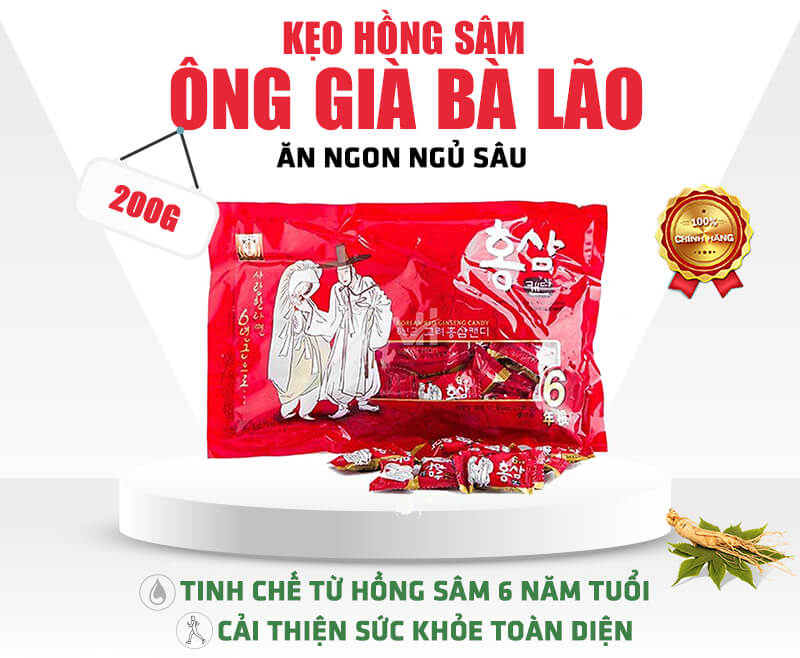 keo hong sam ong gia ba lao han quoc 200g