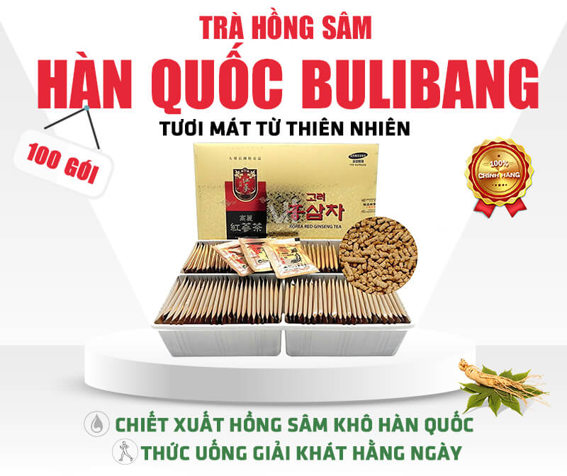 Tra hong sam Bulibang 100 goi 3g 2