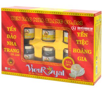 Yến VietRoyal Đường Ăn Kiêng 20% Yến 70ml Hộp Quà