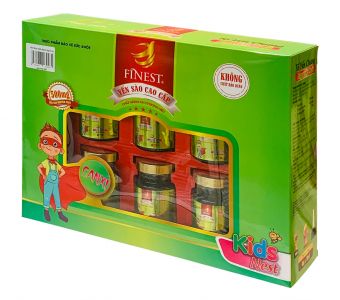 Yến Chưng Kids Nest Finest hộp quà 6 hũ 70ml