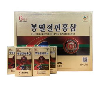 Sâm lát tẩm mật ong Pocheon 200g Hàn Quốc Phù hợp cho công sở