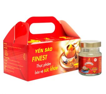 Yến Chưng Đường Phèn Finest quai xách 6 hũ 70ml