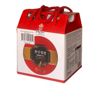 Hồng sâm lát tẩm mật ong SOBAEK Korea hộp nhựa 200g